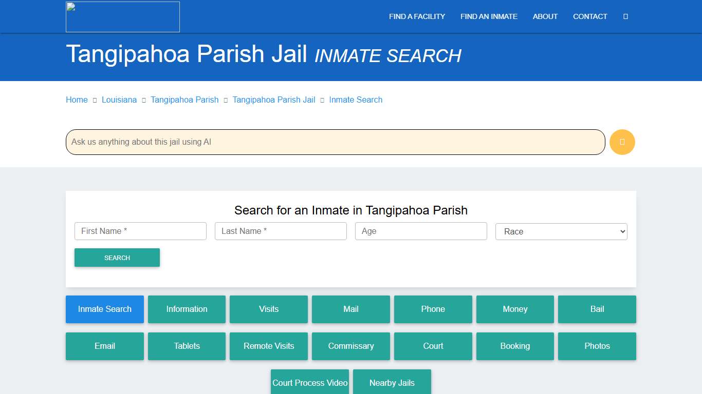 Tangipahoa Parish Inmate Search & Roster Find Inmates LA